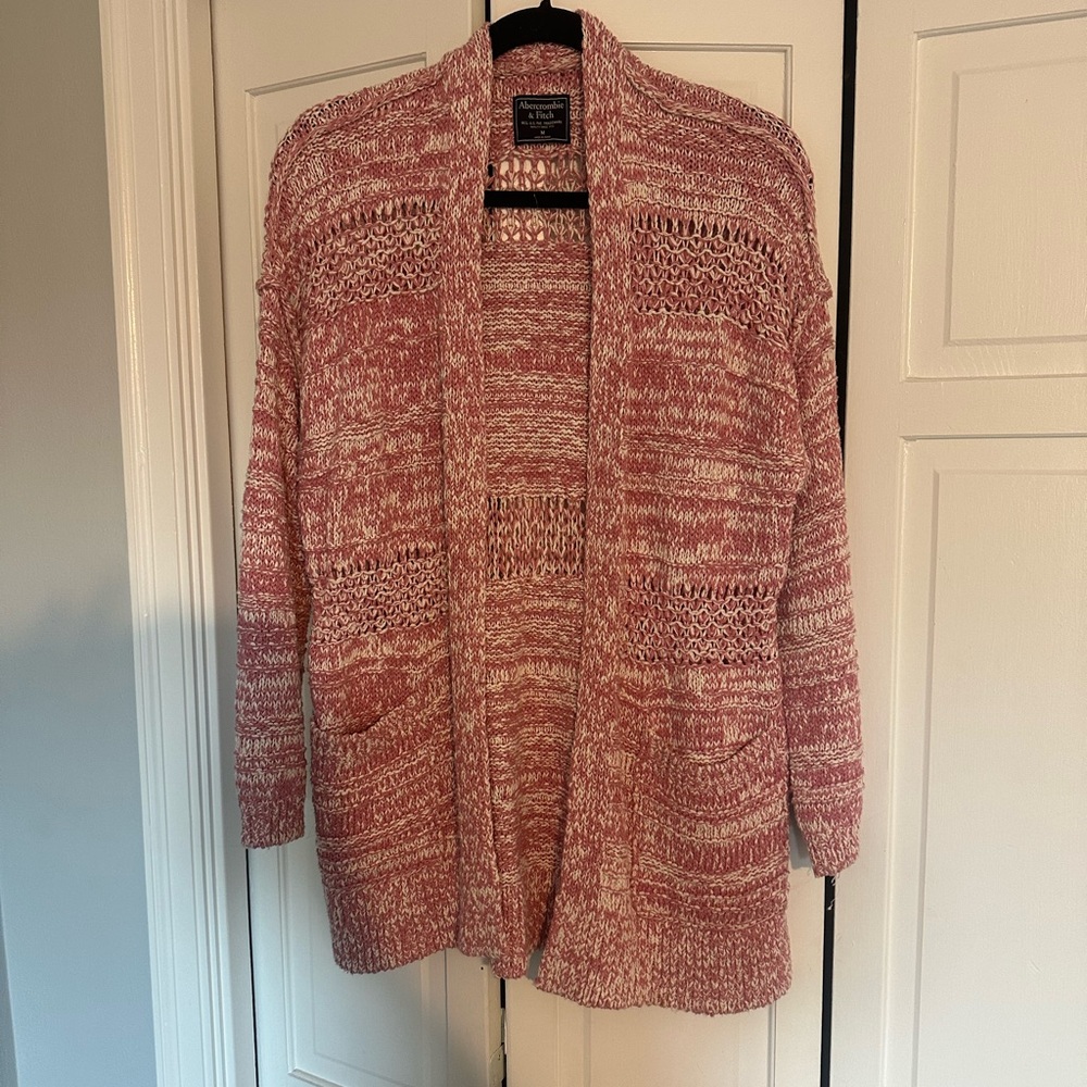 Abercrombie & Fitch Pink Cardigan Sweater